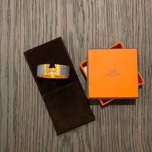 100% Authentic Hermes Clic Clac H Bracelet